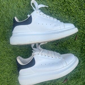Alexander McQueen White and Black Sneakers